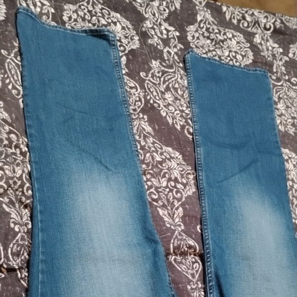 Lee Denim Straight Leg Jeans in Blue - Picture 5 of 8